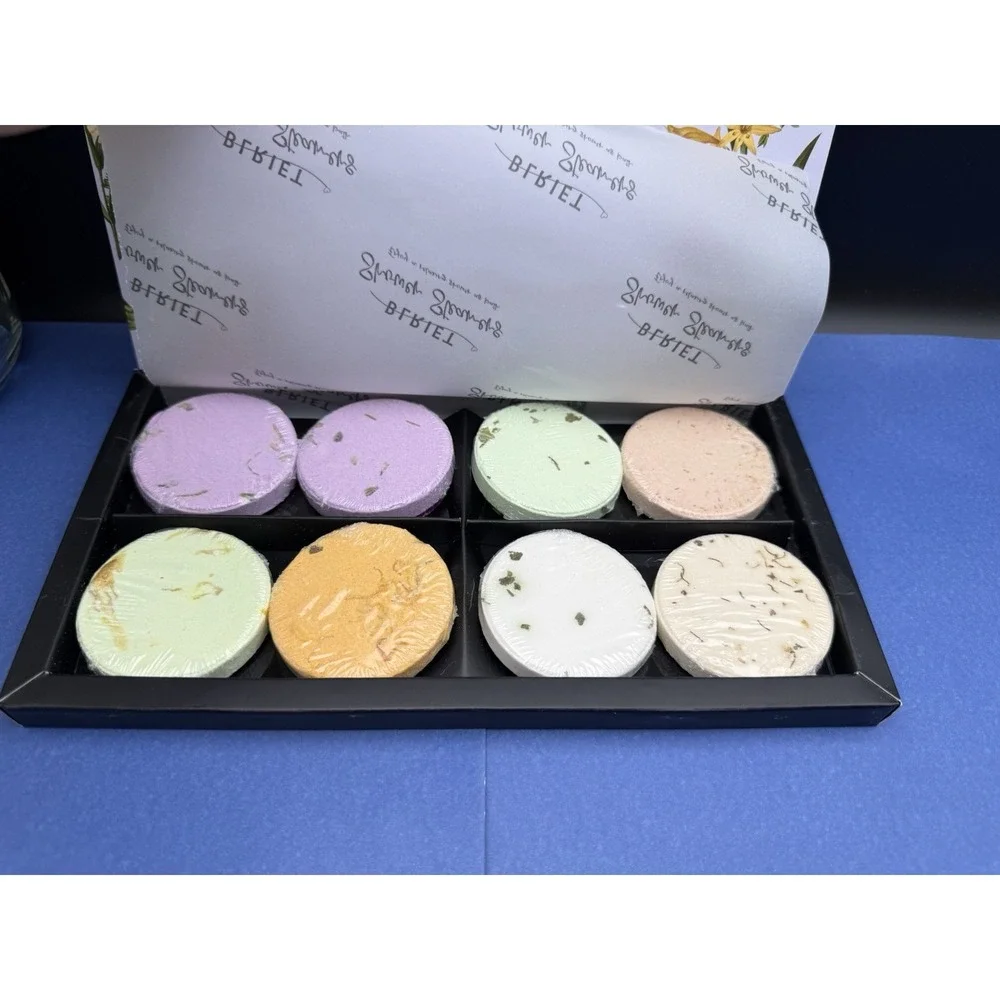 Shower Steamers Aromatherapy BLRIET 8 Pack New In Box. Individually Wrapped